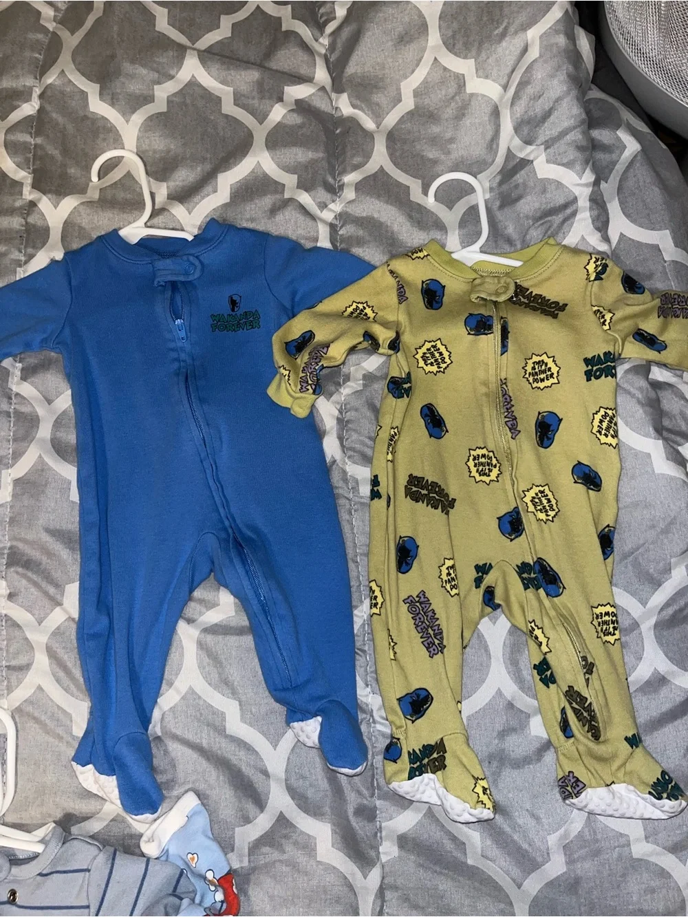 Carter's Yellow Lightning Bolt Zip-Front Footed One-Piece